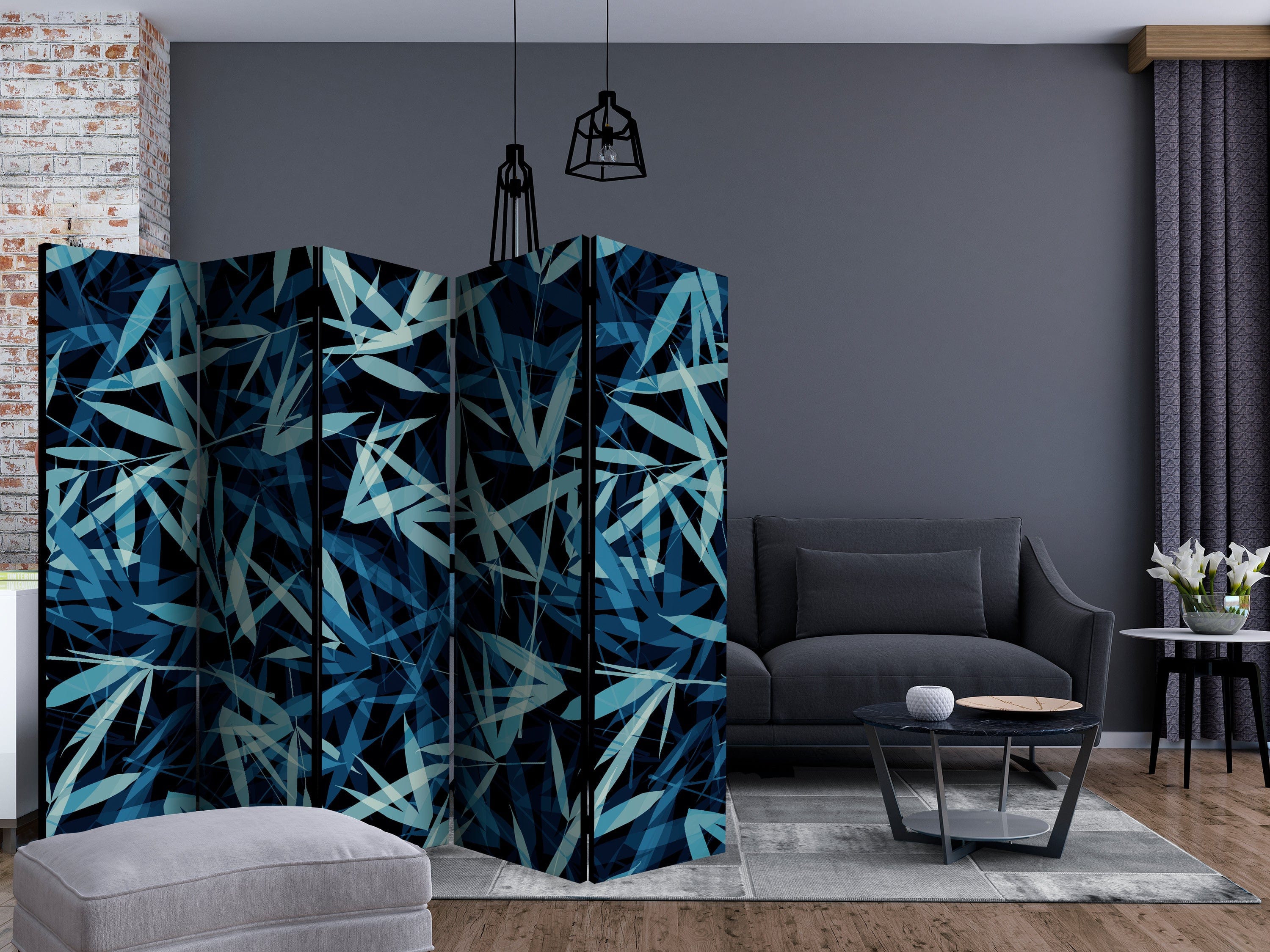 Aizslietnis 5-daļīgs - Savvaļas daba naktī (225x172cm) 225x172 cm Home Trends