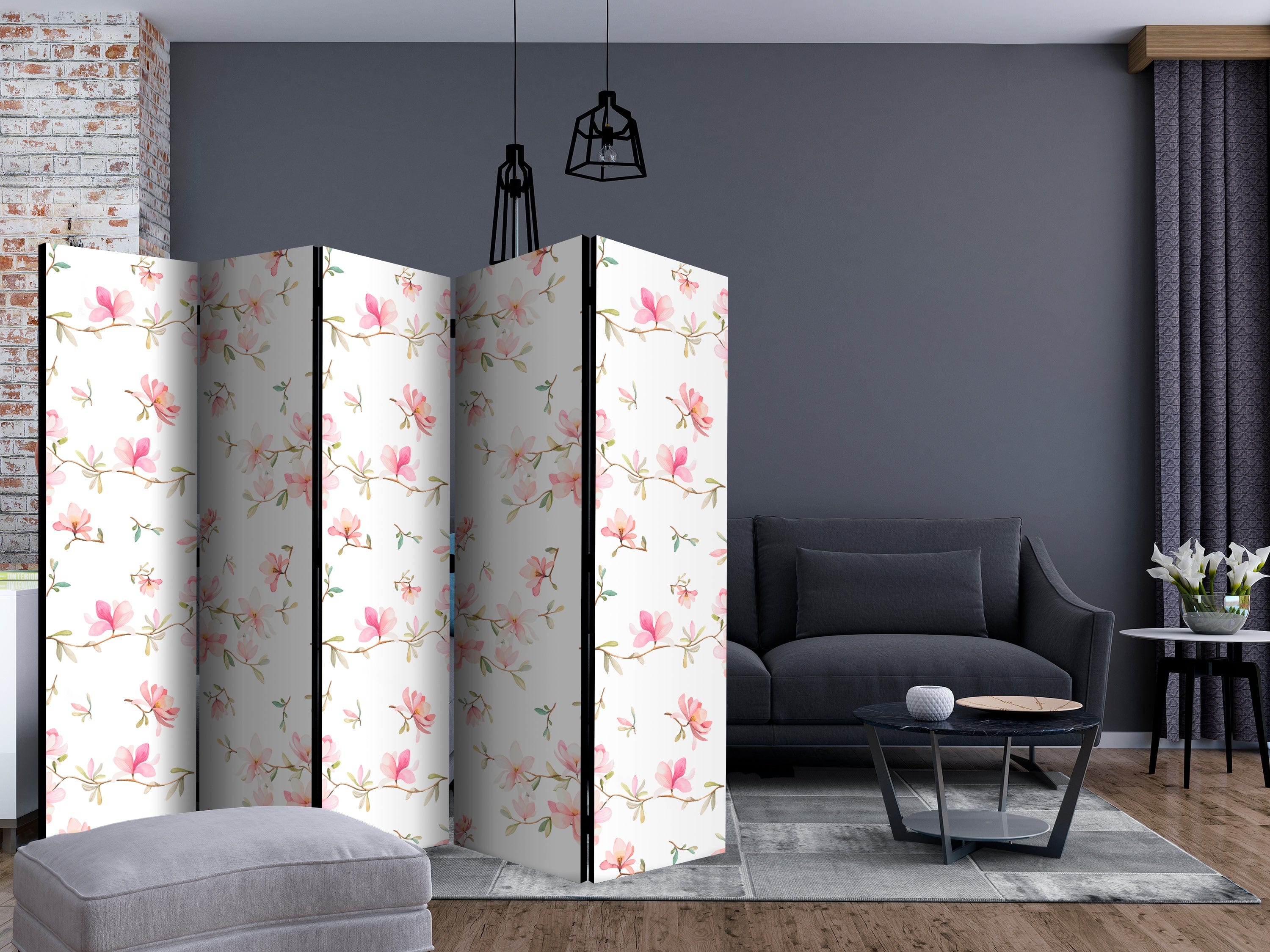 Aizslietnis 5-daļīgs - Svaigas magnolijas (225x172cm) 225x172 cm Home Trends
