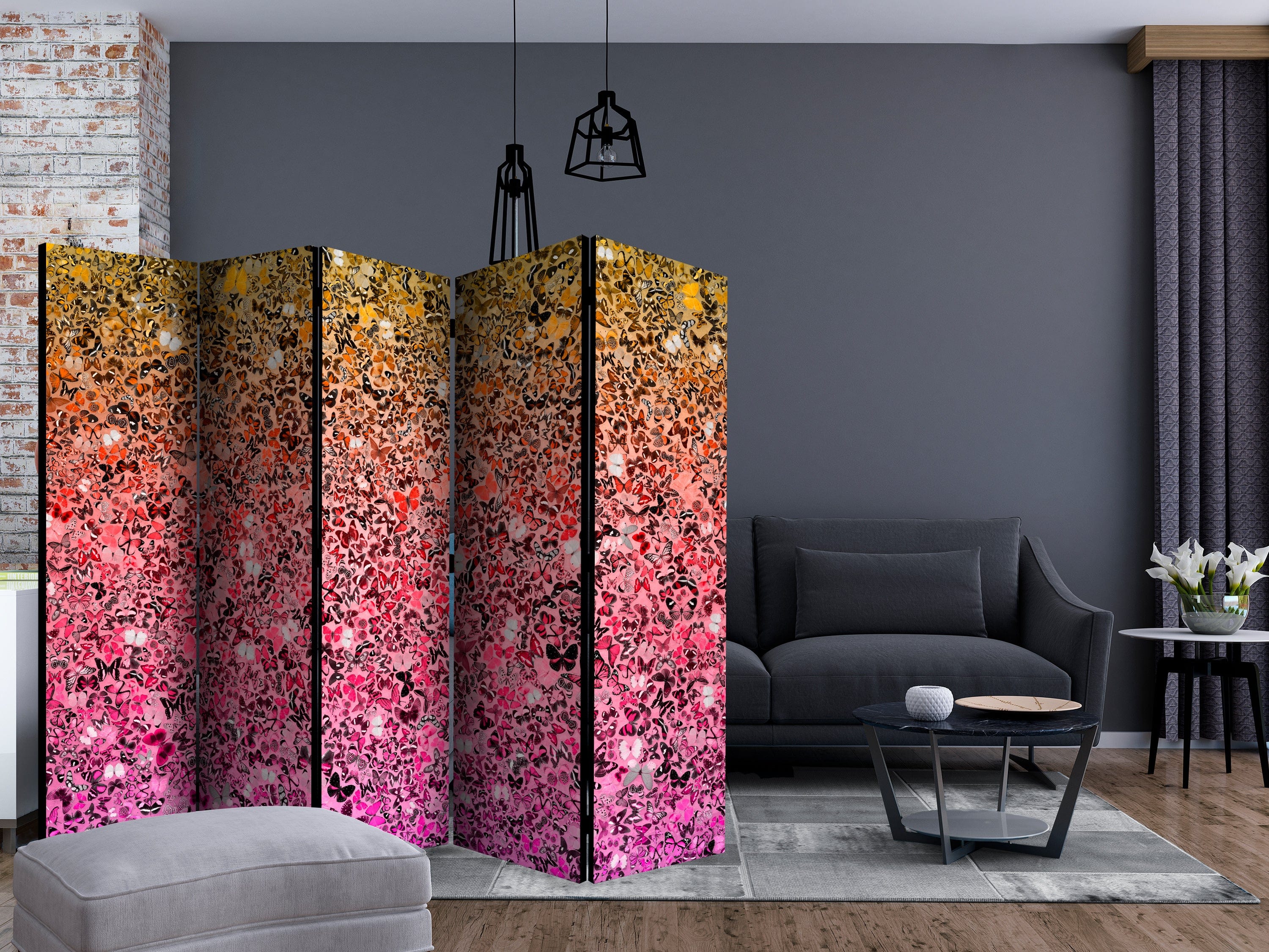 Aizslietnis 5-daļīgs - Tauriņu valoda (225x172cm) 225x172 cm Home Trends