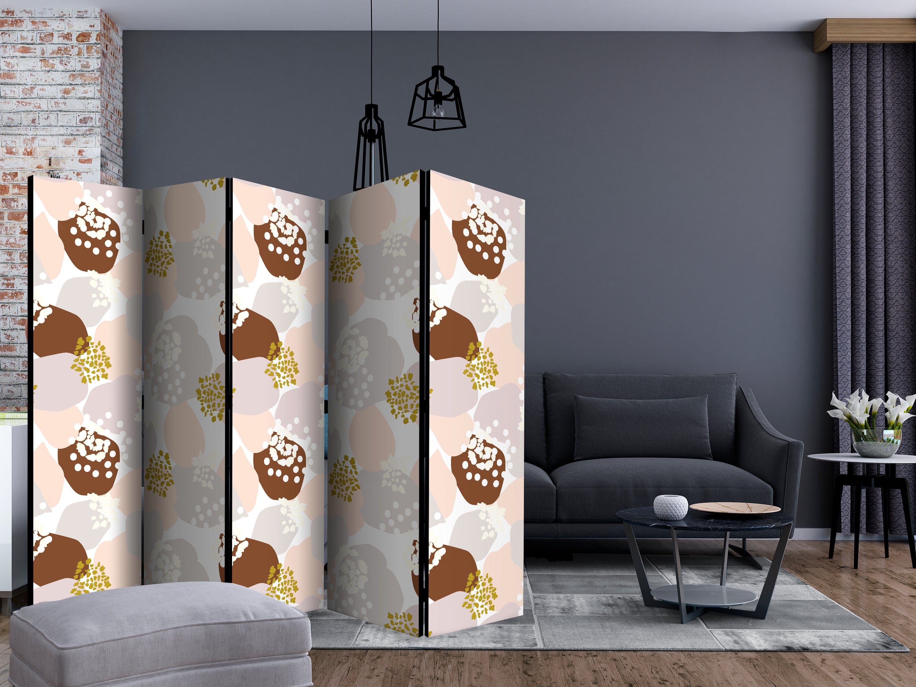 Aizslietnis 5-daļīgs - Traipi (225x172cm) 225x172 cm Home Trends