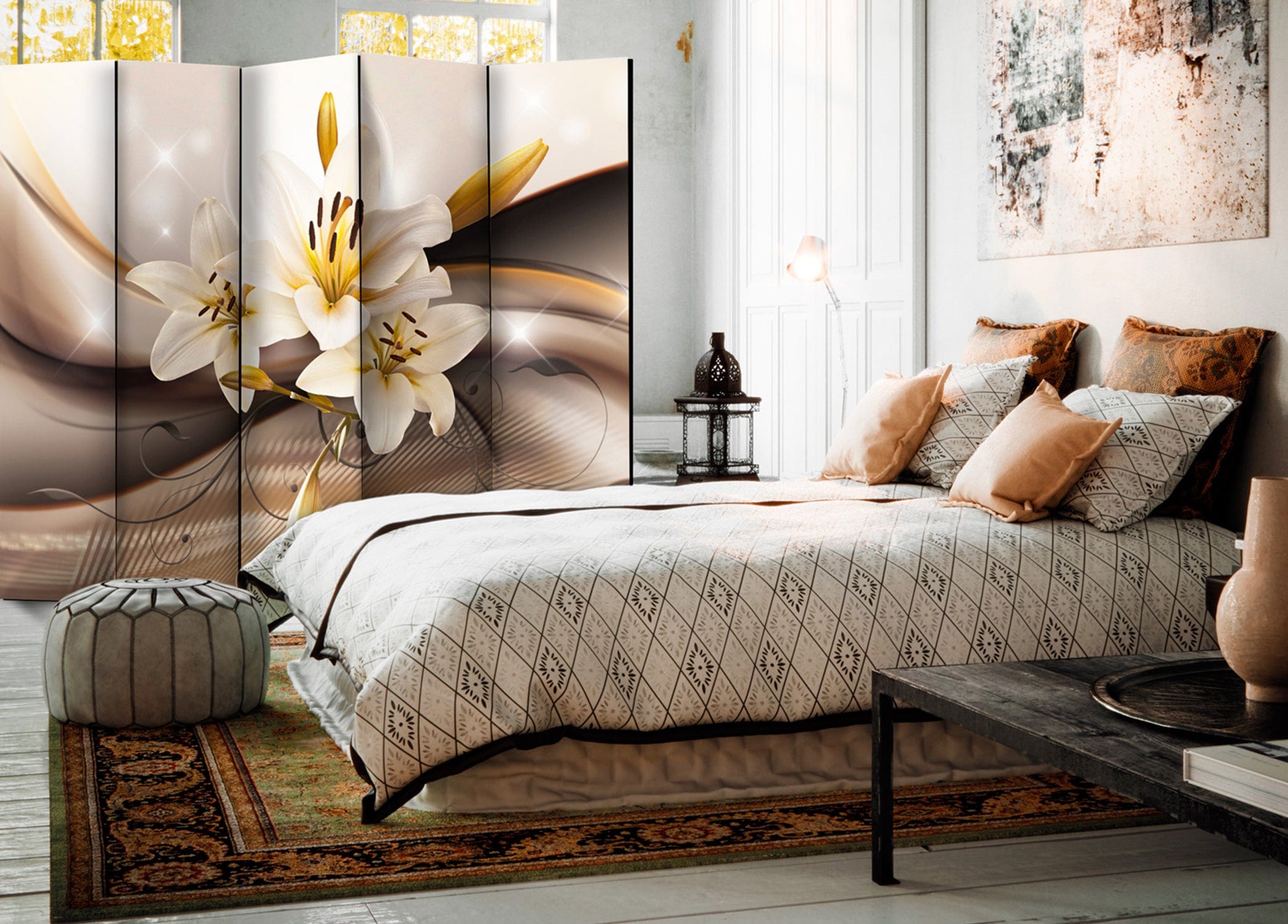 Aizslietnis 5-daļīgs - Tuksneša dārzs (225x172cm) 225x172 cm Home Trends