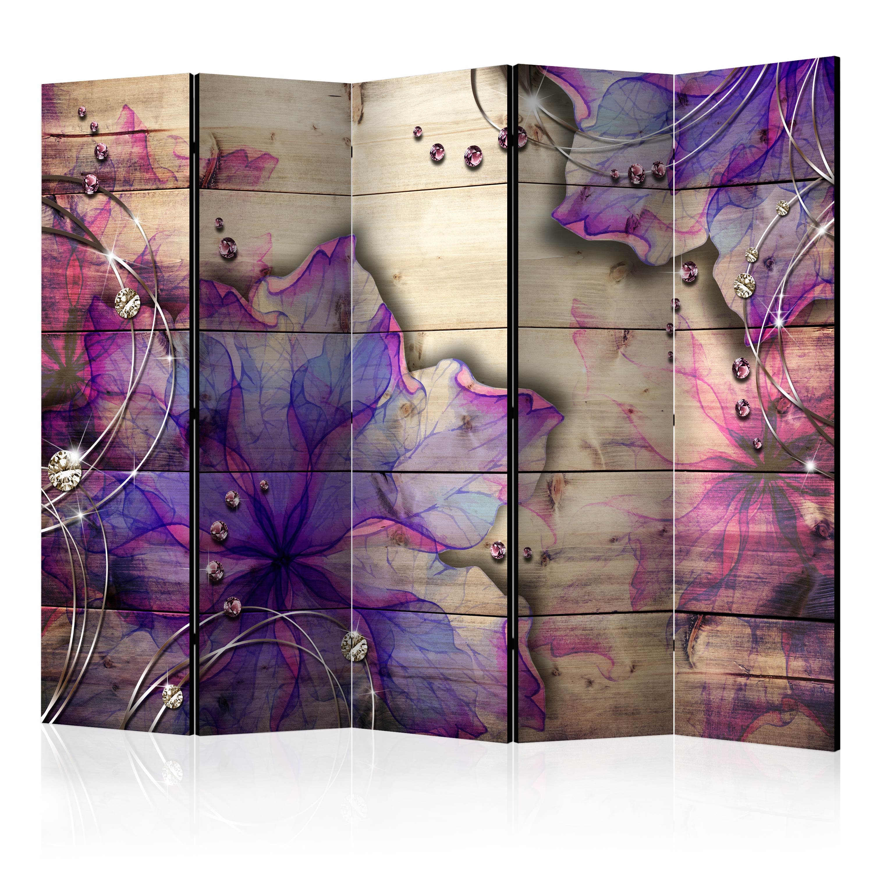 Aizslietnis 5-daļīgs - Violeta atmiņa (225x172cm) 225x172 cm Home Trends
