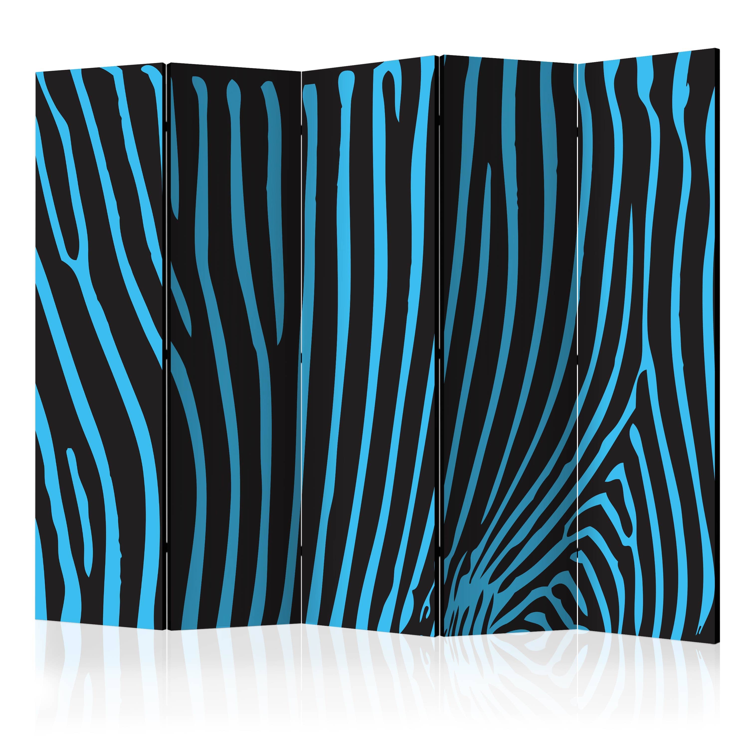 Aizslietnis 5-daļīgs - Zebras raksts (tirkīza) (225x172cm) 225x172 cm Home Trends