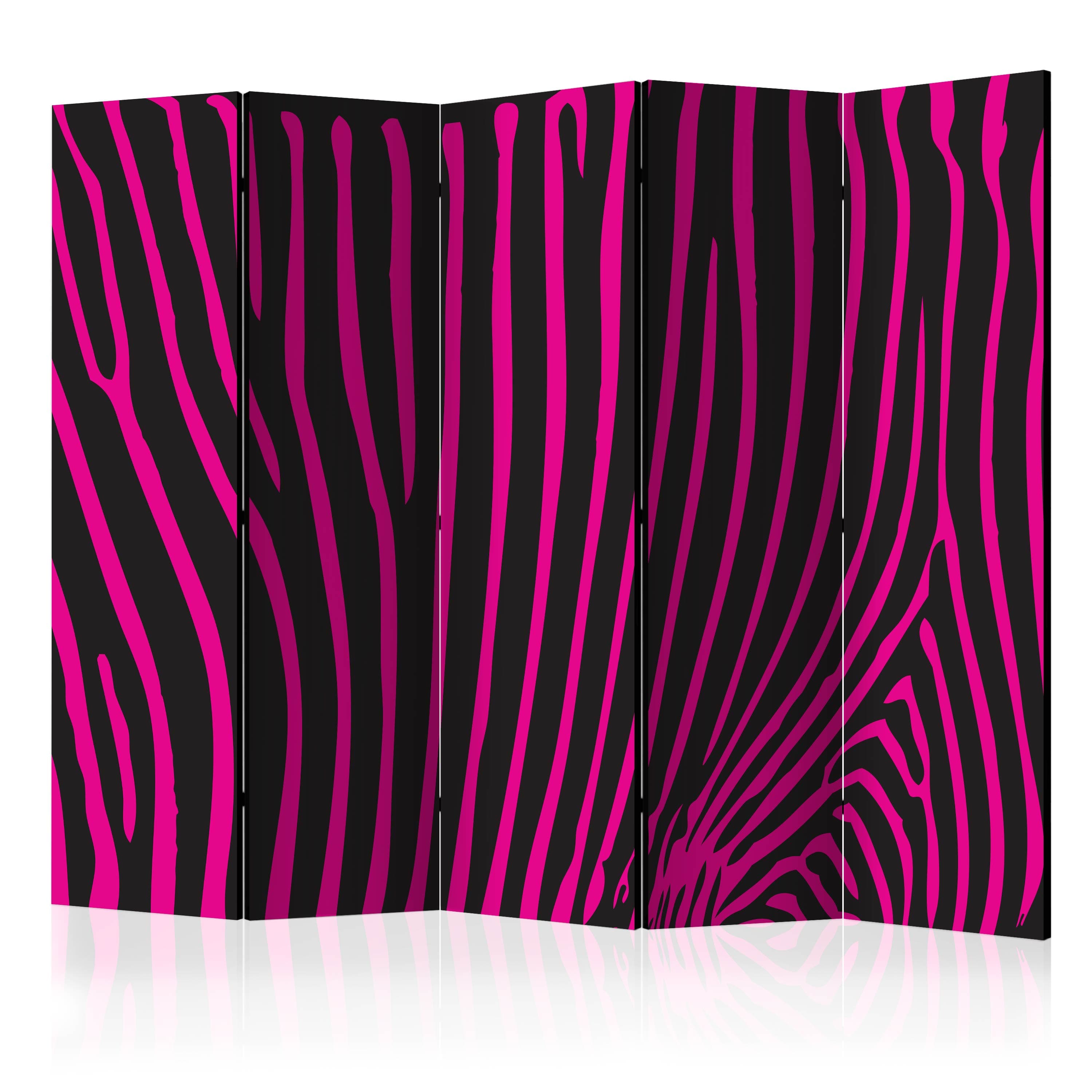 Aizslietnis 5-daļīgs - Zebras raksts (violets) (225x172cm) 225x172 cm Home Trends
