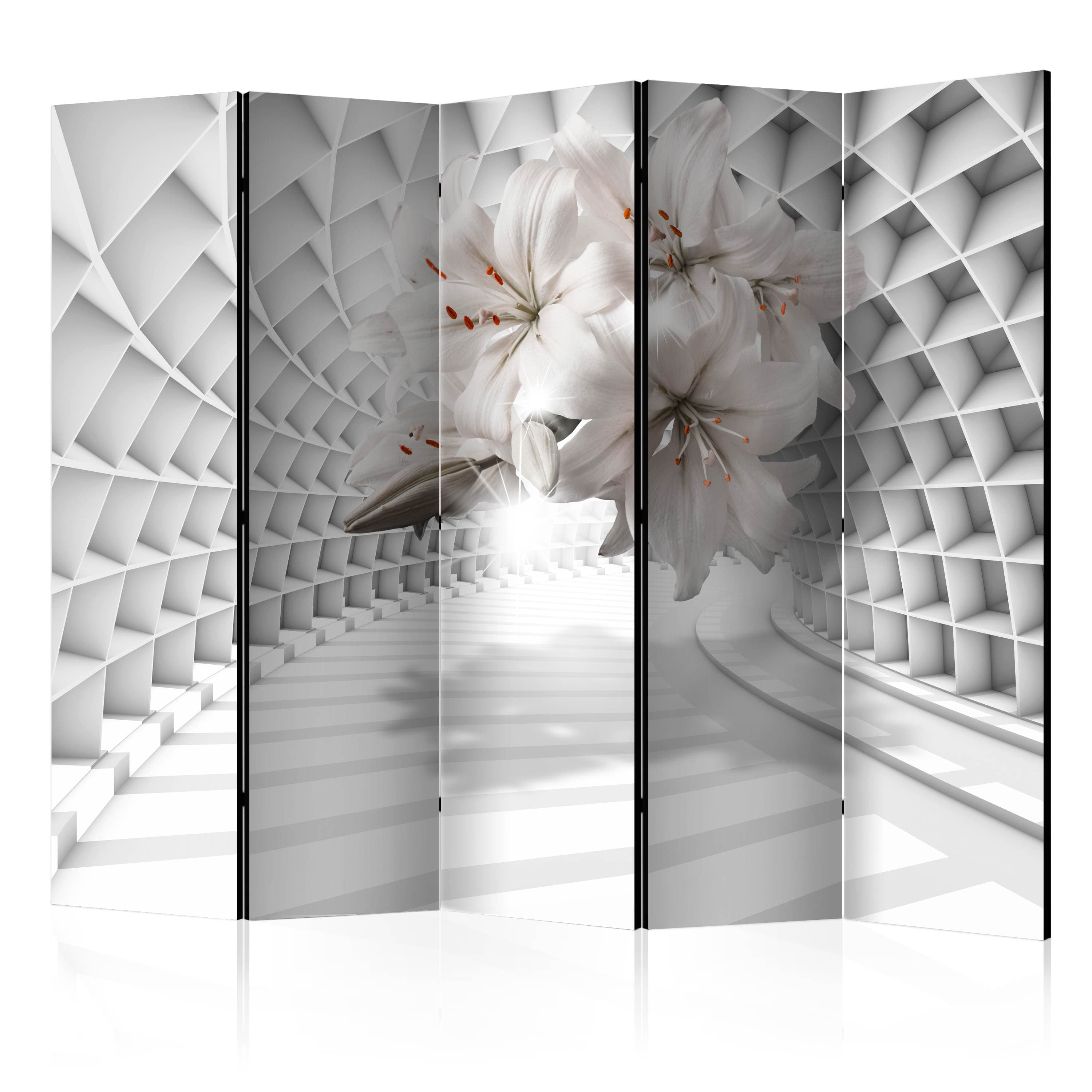 Aizslietnis 5-daļīgs - Ziedi tunelī (225x172cm) 225x172 cm Home Trends