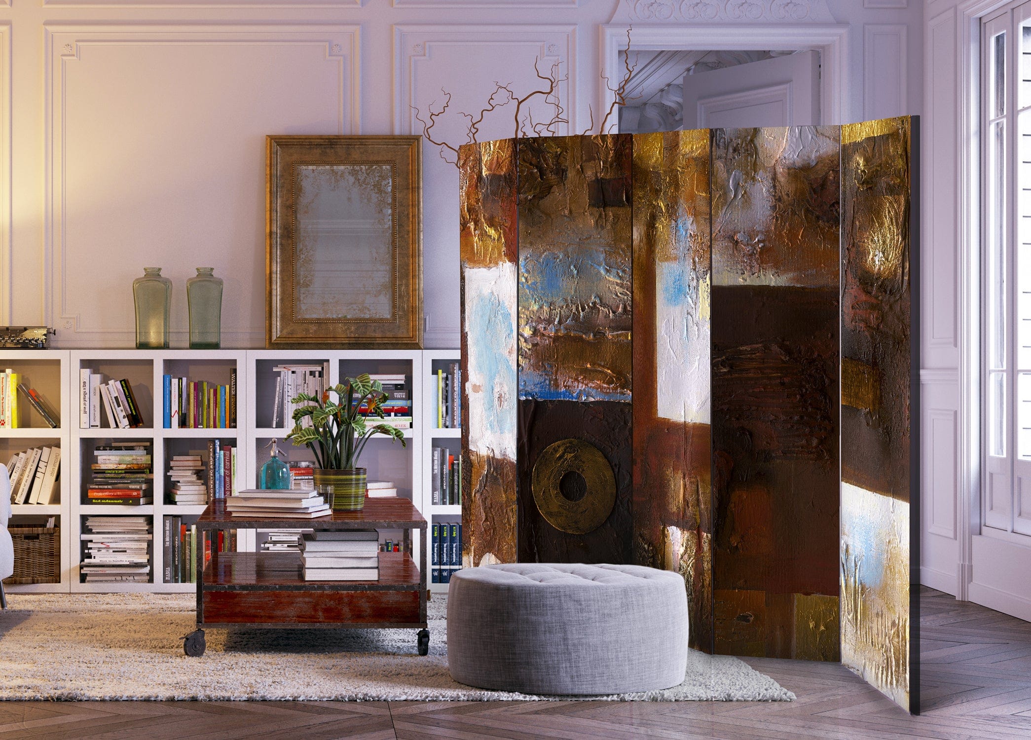 Aizslietnis 5-daļīgs - Ziemas ainava (225x172cm) 225x172 cm Home Trends