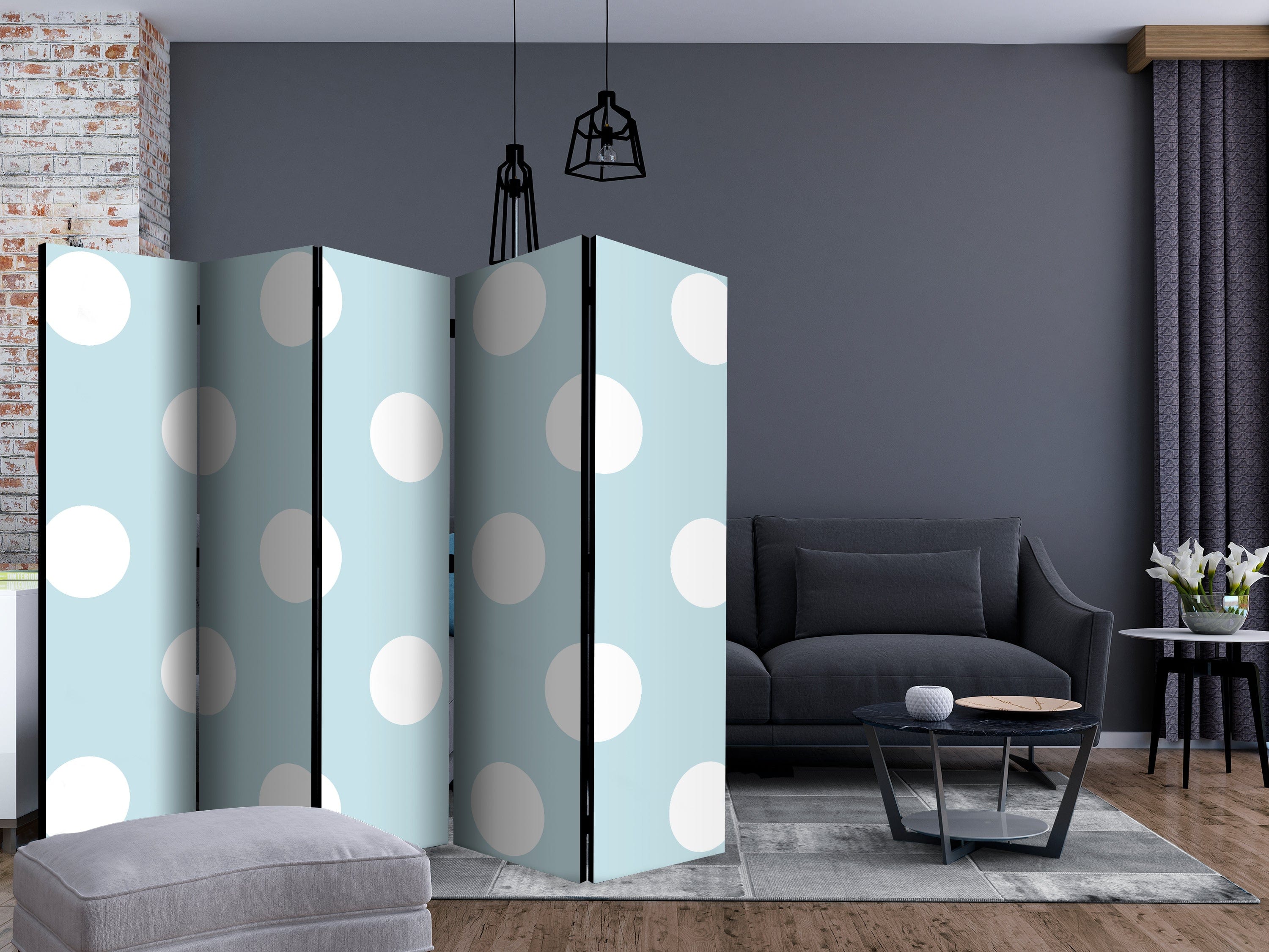 Aizslietnis 5-daļīgs - Zils saldums (225x172cm) 225x172 cm Home Trends