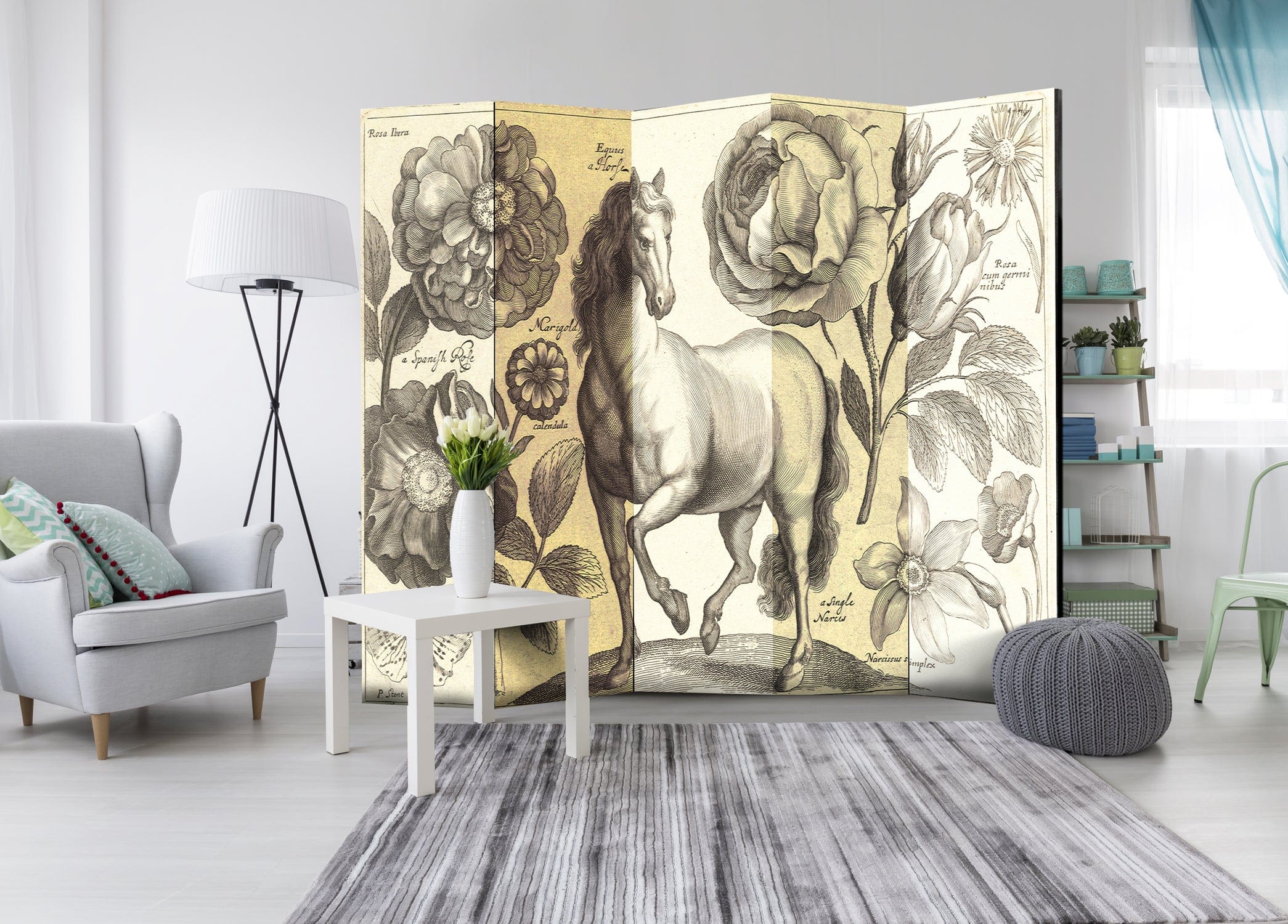 Aizslietnis 5-daļīgs - Zirgs (225x172cm) 225x172 cm Home Trends