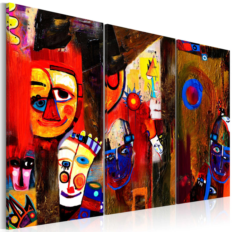 Ar rokām gleznota Kanva - Abstract Carnival 120x80 Home Trends