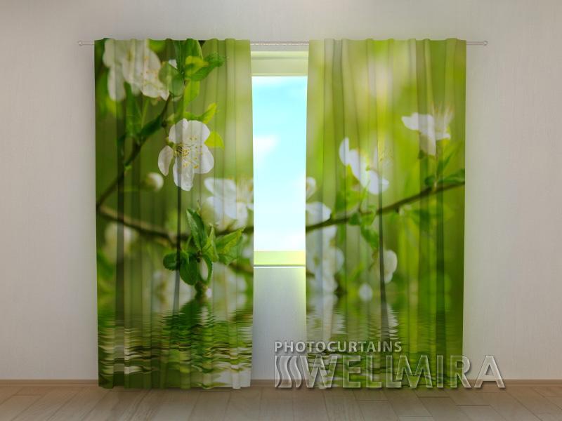 Dienas un nakts aizkari - Ābele pie ūdens 180 x 140 cm (2X 90x140 cm) / SCREEN E-interjers.lv