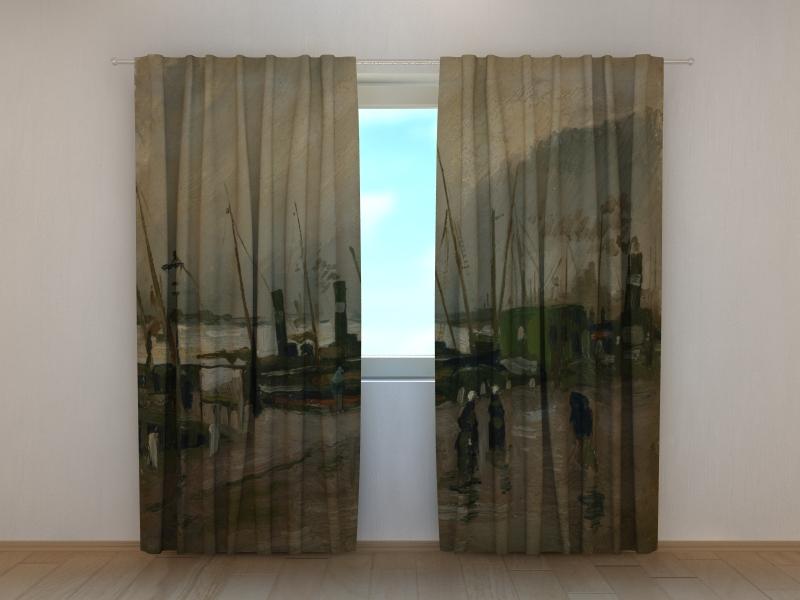 Dienas un nakts aizkari - De Ruijterkade Amsterdamā - Vinsents van Gogs 180 x 140 cm (2X 90x140 cm) / SCREEN E-interjers.lv