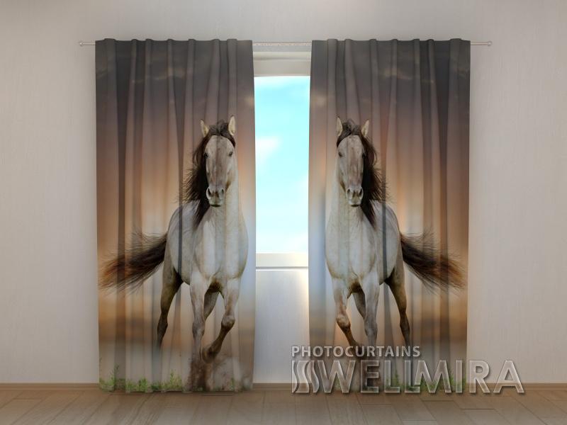 Dienas un nakts aizkari - Divi zirgi 180 x 140 cm (2X 90x140 cm) / SCREEN E-interjers.lv