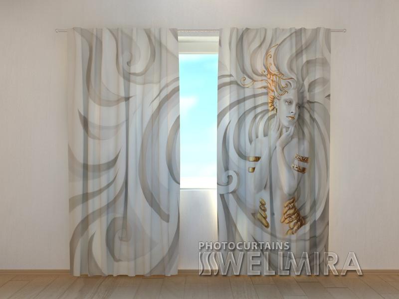 Dienas un nakts aizkari - Grieķu reljefs 180 x 140 cm (2X 90x140 cm) / SCREEN E-interjers.lv