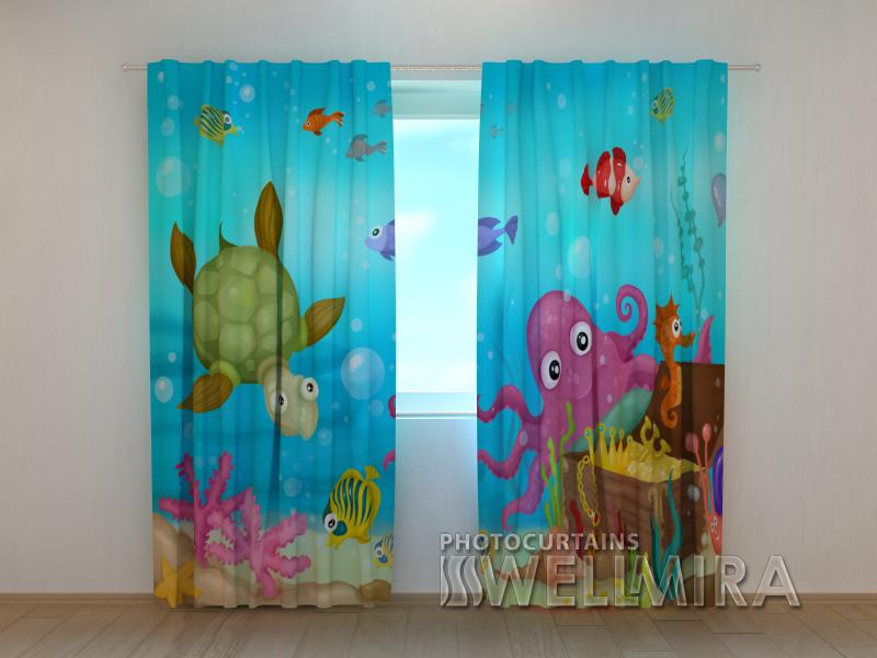 Dienas un nakts aizkari - Jūras ainava 180 x 140 cm (2X 90x140 cm) / SCREEN E-interjers.lv