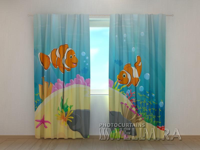 Dienas un nakts aizkari - Klaunzivis 180 x 140 cm (2X 90x140 cm) / SCREEN E-interjers.lv