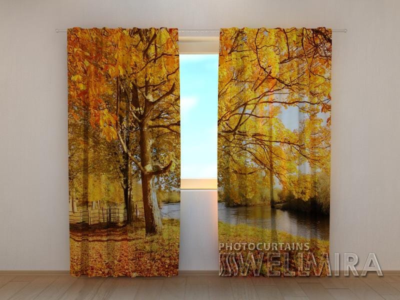 Dienas un nakts aizkari - Novembra parks 180 x 140 cm (2X 90x140 cm) / SCREEN E-interjers.lv