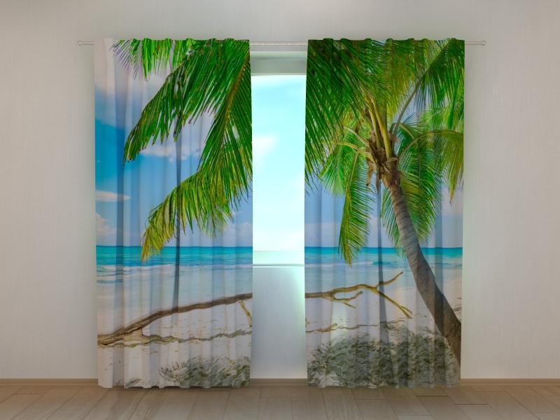 Dienas un nakts aizkari - Saulaina diena pie okeāna 180 x 140 cm (2X 90x140 cm) / SCREEN E-interjers.lv