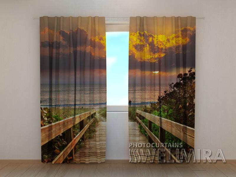 Dienas un nakts aizkari - Saulriets 3. versija 180 x 140 cm (2X 90x140 cm) / SCREEN E-interjers.lv
