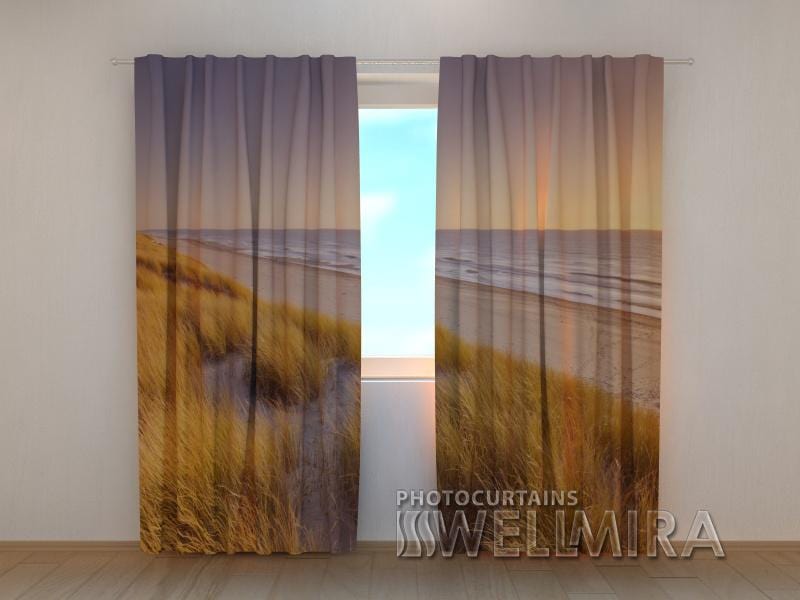 Dienas un nakts aizkari - Saulriets Nīderlandē 180 x 140 cm (2X 90x140 cm) / SCREEN E-interjers.lv