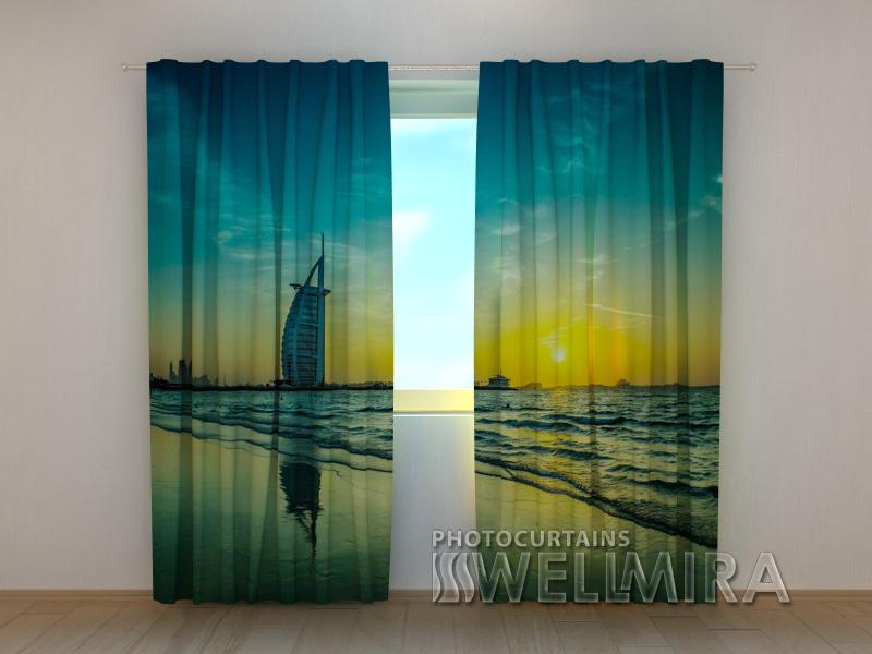 Dienas un nakts aizkari - Saulriets virs okeāna 180 x 140 cm (2X 90x140 cm) / SCREEN E-interjers.lv