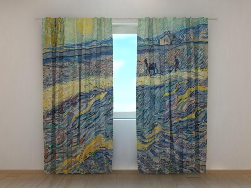 Dienas un nakts aizkari - Slēgts lauks ar arēju - Vinsents van Gogs 180 x 140 cm (2X 90x140 cm) / SCREEN E-interjers.lv