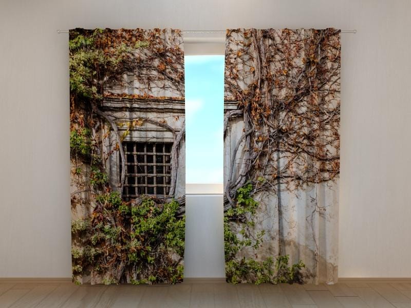 Dienas un nakts aizkari - Vecpils zaļā siena 180 x 140 cm (2X 90x140 cm) / SCREEN E-interjers.lv