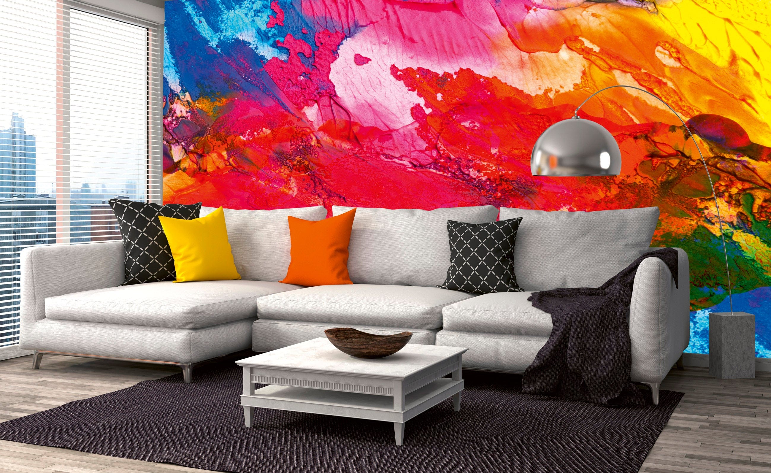Flizelīna fototapetes - Abstraktā glezna 375 x 250 cm D-ART