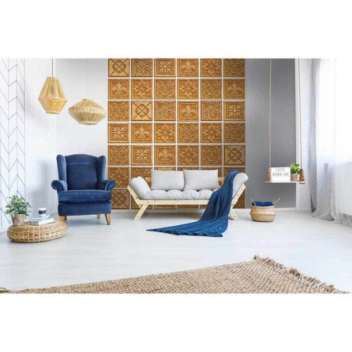 Flizelīna fototapetes ar flīzēm - Granīta flīzes 225 x 250 cm D-ART