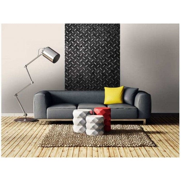 Flizelīna fototapetes ar metāla imitāciju - Metāla platforma 150 x 250 cm D-ART