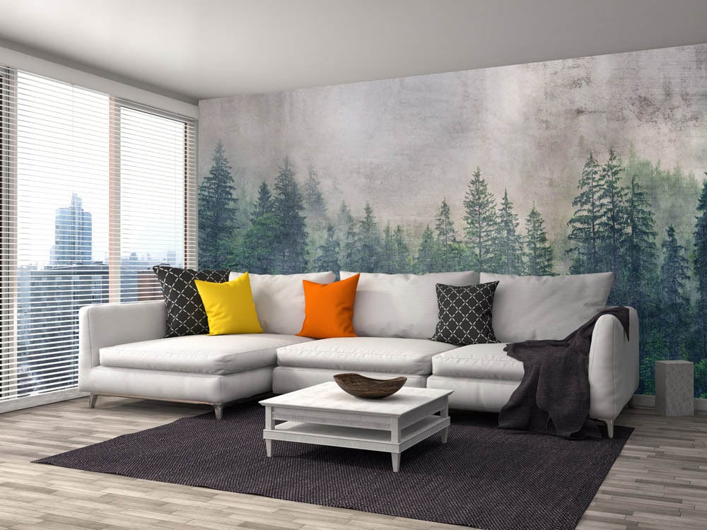 Flizelīna fototapetes ar meža skatu - Meža stāsti 375 x 250 cm D-ART