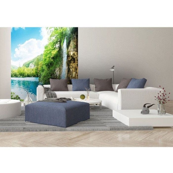 Flizelīna fototapetes ar skaistu dabas skatu, ezeru un mežu 225 x 250 cm D-ART