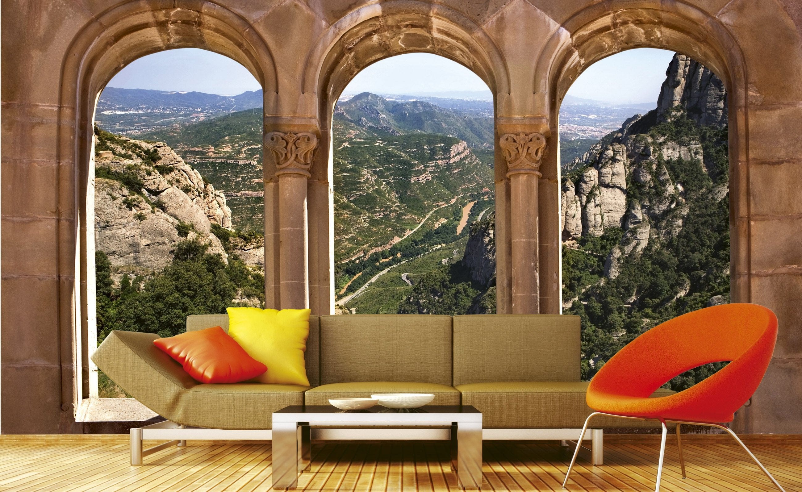 Flizelīna fototapetes arka 375 x 250 cm D-ART