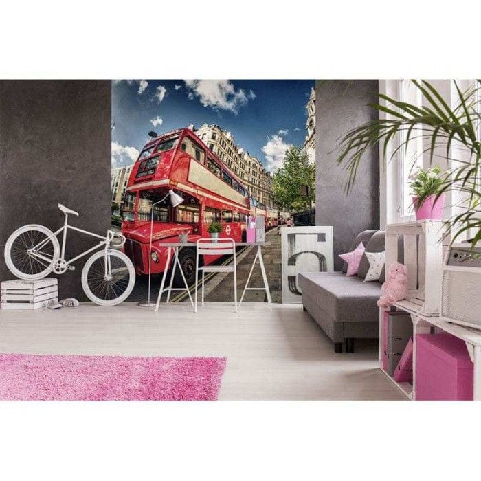 Flizelīna fototapetes - Divstāvu autobuss 225 x 250 cm D-ART