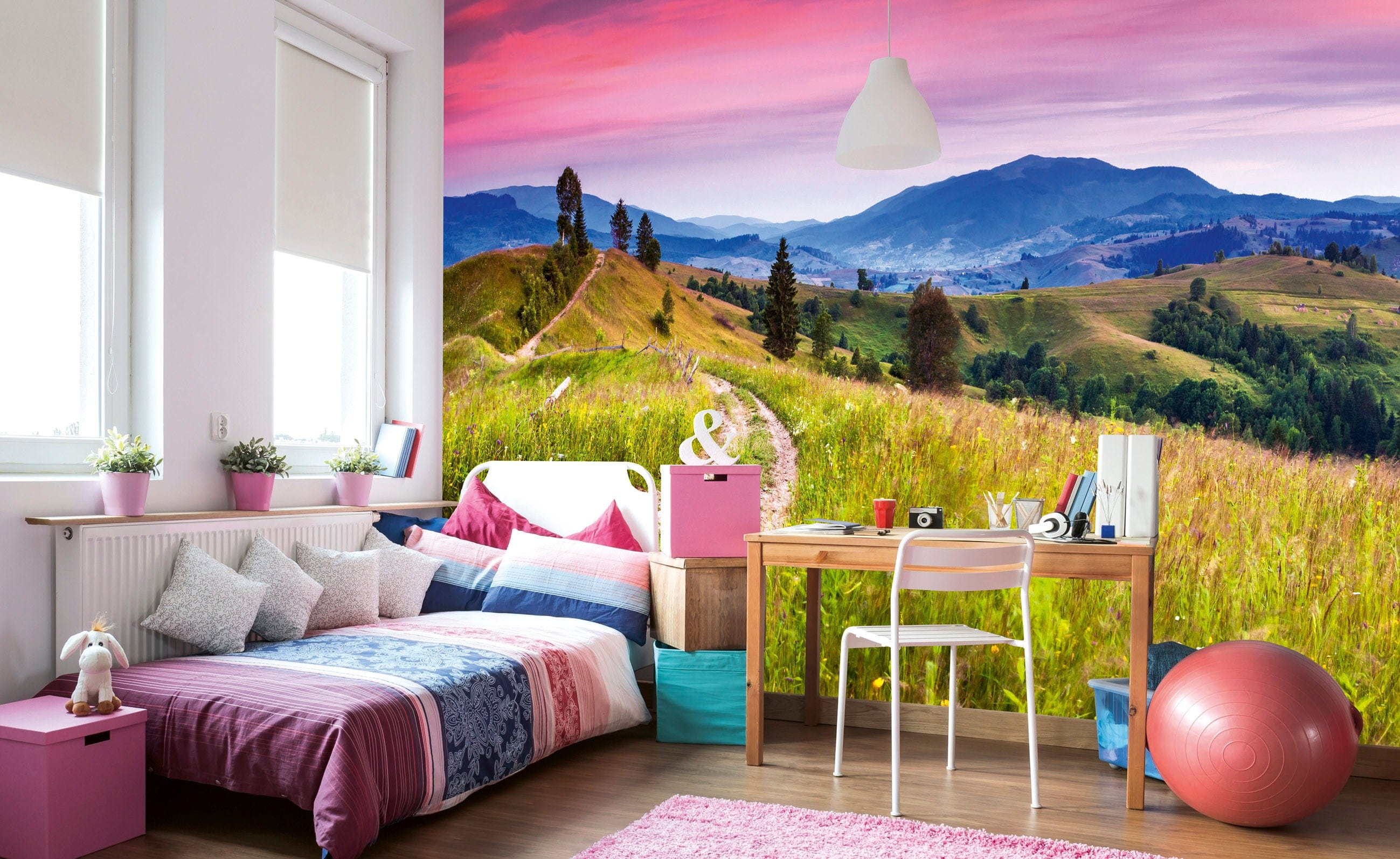 Flizelīna fototapetes - Krāšņa ainava 375 x 250 cm D-ART