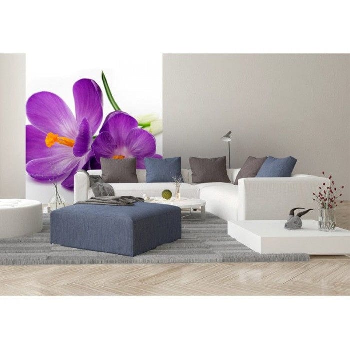 Flizelīna fototapetes - Krokusi 225 x 250 cm D-ART