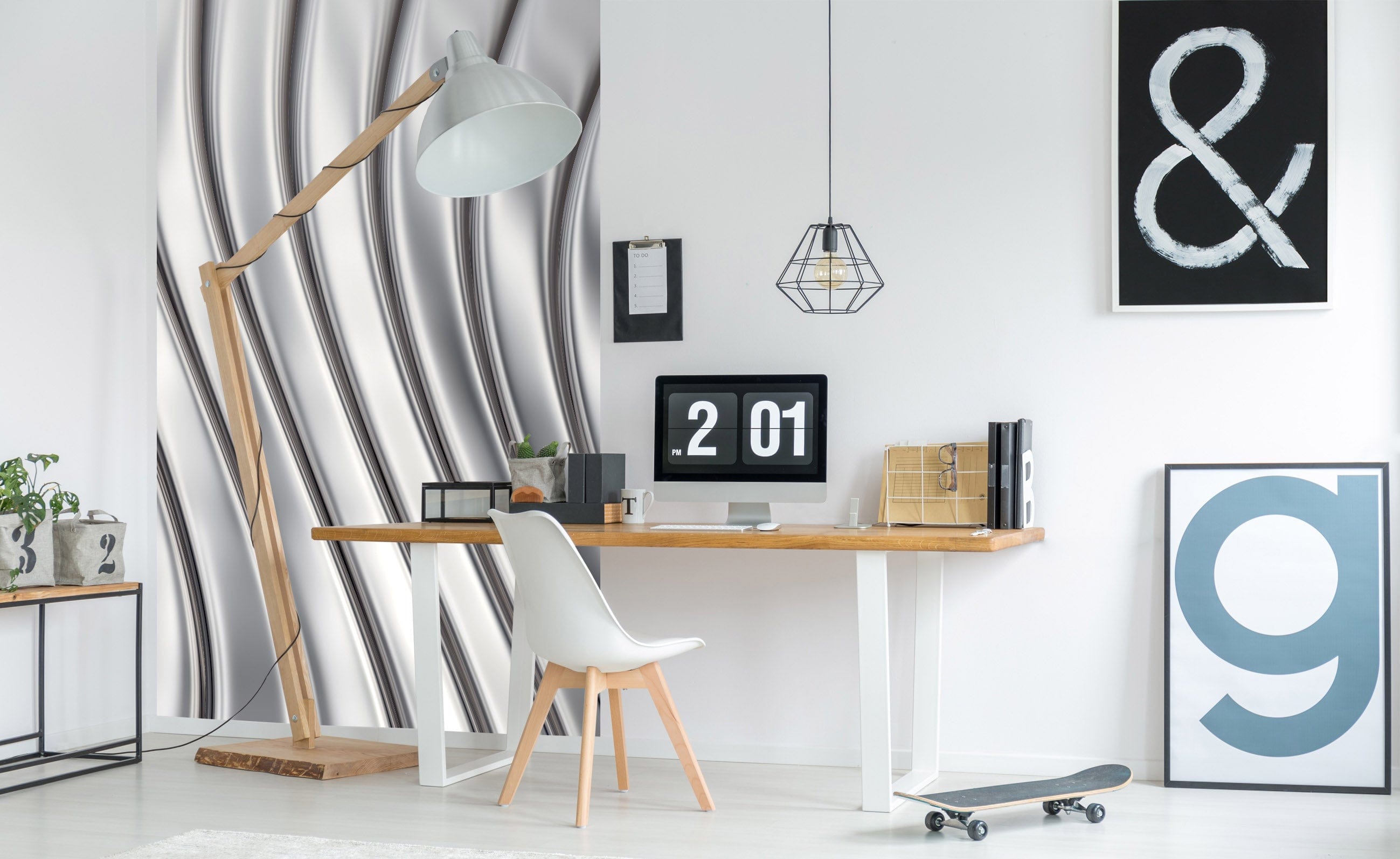 Flizelīna fototapetes - Metāla spīdums 150 x 250 cm D-ART