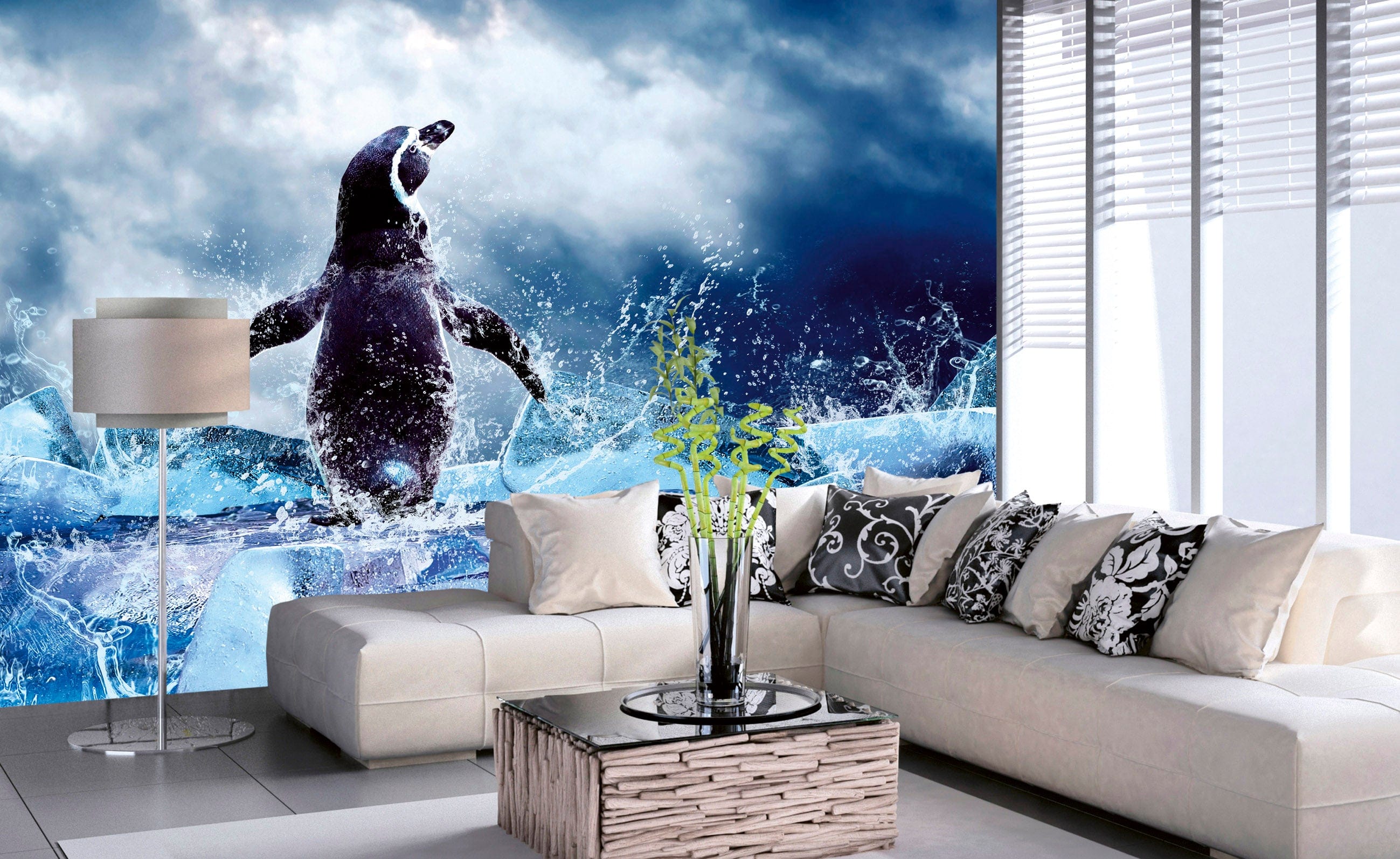 Flizelīna fototapetes - Pingvīns 375 x 250 cm D-ART