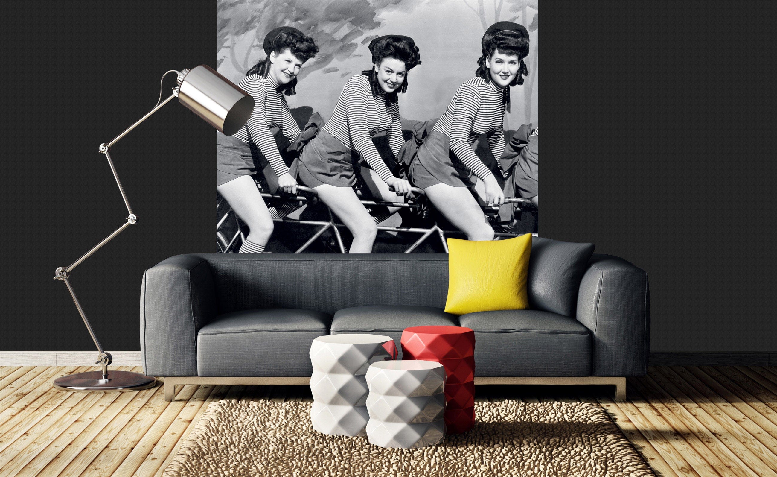 Flizelīna fototapetes - Retro divritenis 225 x 250 cm D-ART