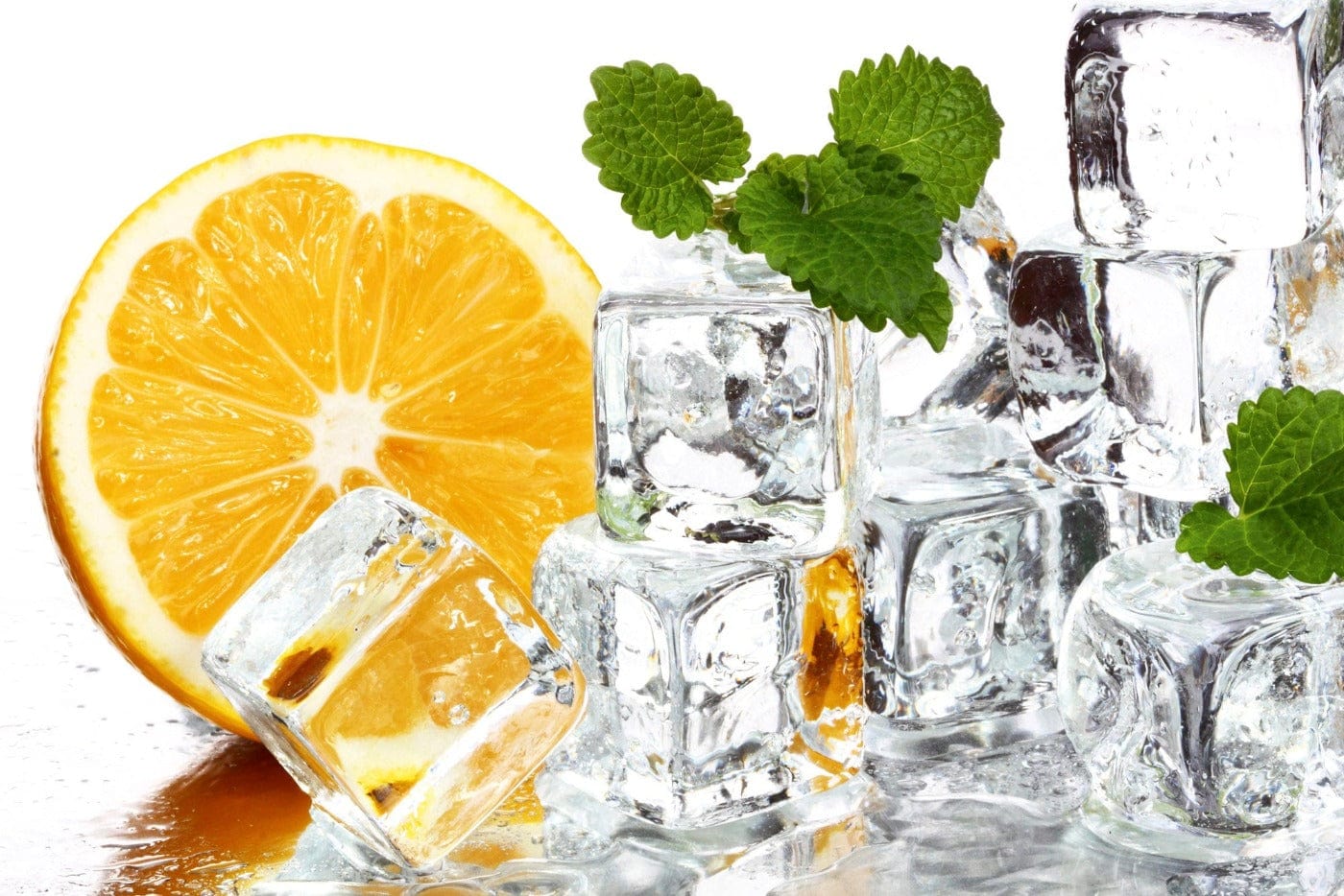 Flizelīna fototapetes - virtuvei - Citrons un ledus D-ART
