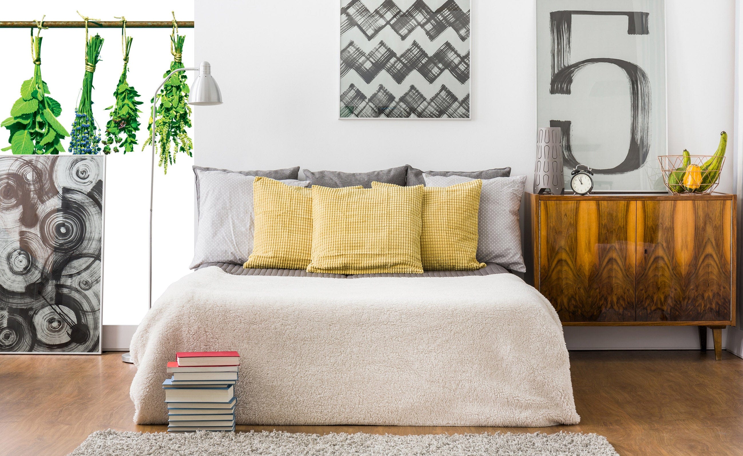 Flizelīna fototapetes - virtuvei - Garšaugi 150 x 250 cm D-ART