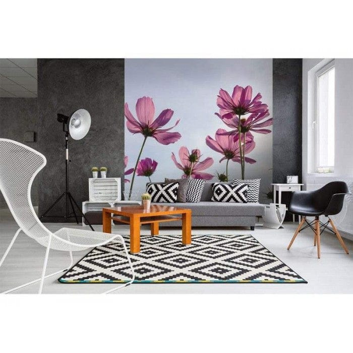 Flizelīna fototapetes - Ziedi violetas nokrāsās 225 x 250 cm D-ART