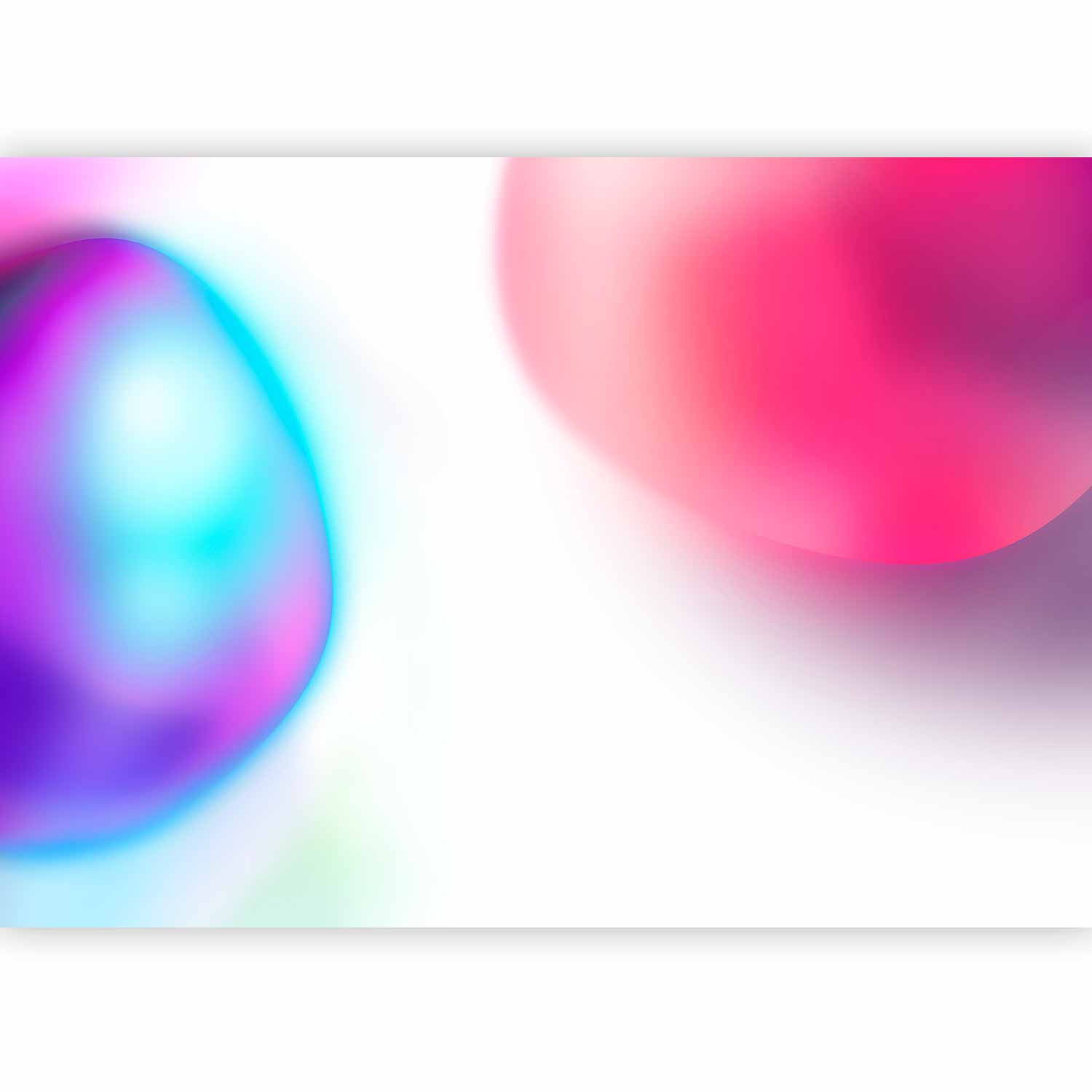 Fototapetes ar abstrakta rakstu - Abstrakcija - Krāsaini stikla gabaliņi - violeti zils un rozā Tapetenshop.lv