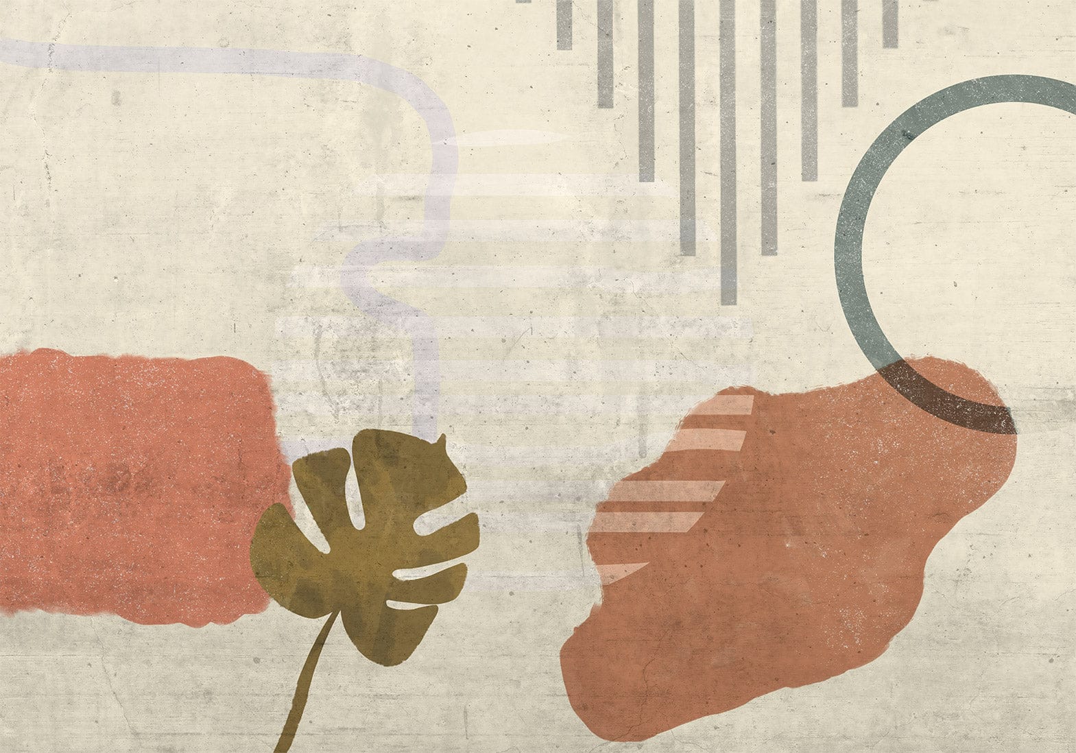 Fototapetes ar abstrakta rakstu - Abstrakta ainava Tapetenshop.lv