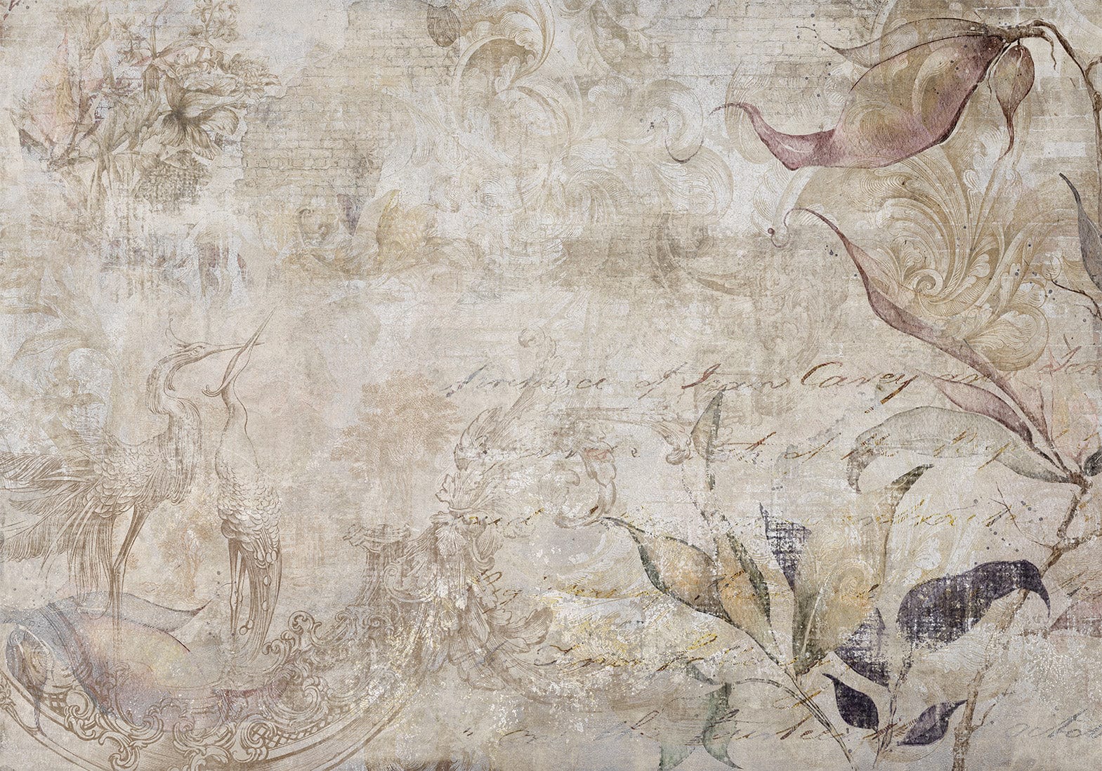 Fototapetes ar abstrakta rakstu - Laika spēks Tapetenshop.lv