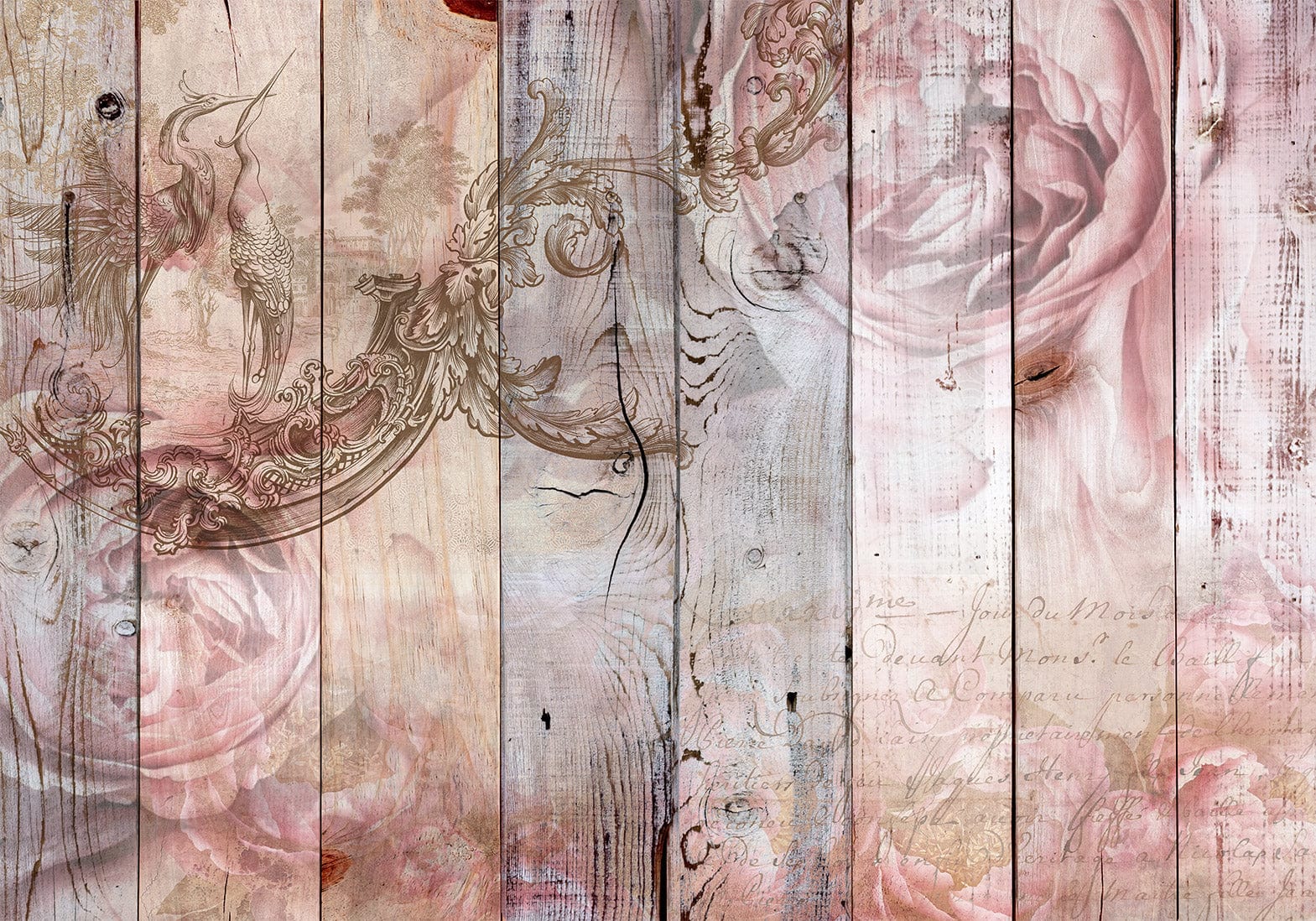 Fototapetes ar abstrakta rakstu - Lauku idille Tapetenshop.lv