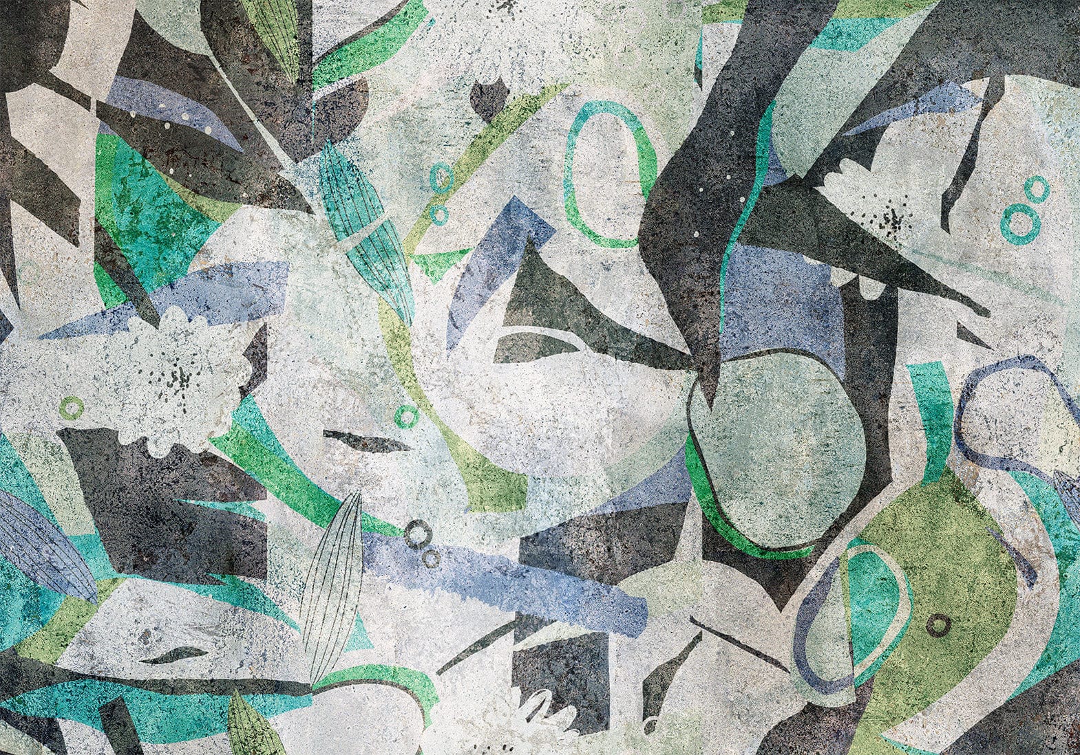 Fototapetes ar abstrakta rakstu - Malahīta sapnis Tapetenshop.lv