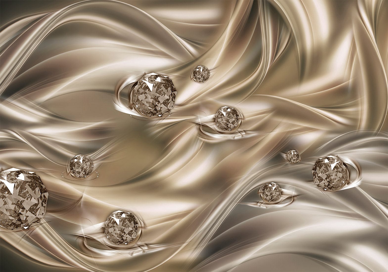 Fototapetes ar abstrakta rakstu - Samta skūpsts Tapetenshop.lv