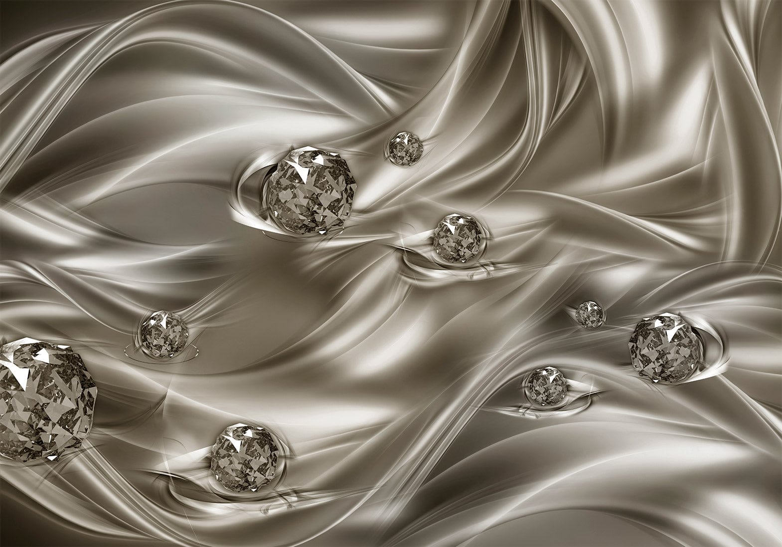 Fototapetes ar abstrakta rakstu - Zīda pieskāriens Tapetenshop.lv