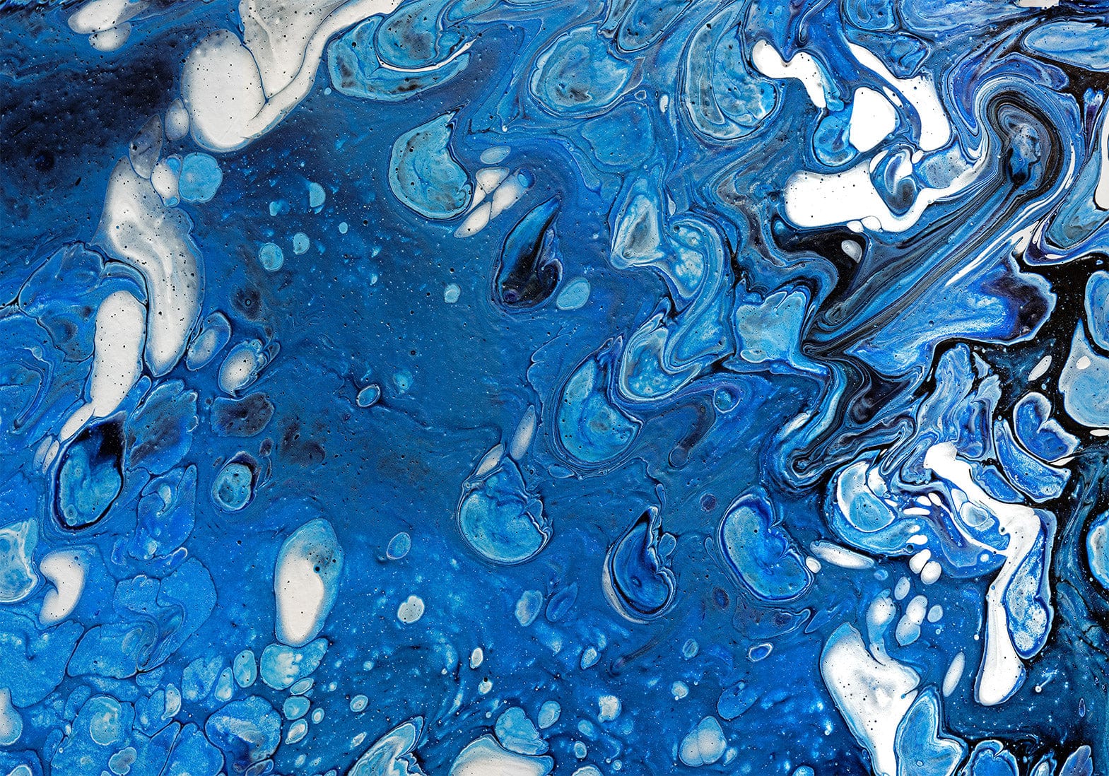 Fototapetes ar abstrakta rakstu - Zilā straume Tapetenshop.lv