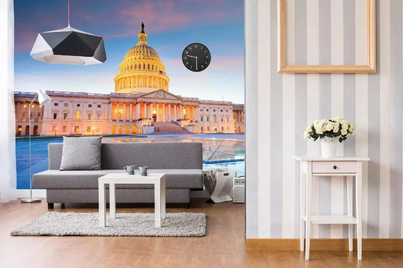 Fototapetes ar ASV tematiku - ASV Kapitolijs, 375x250 cm D-ART